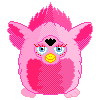 Furby pink flamingo